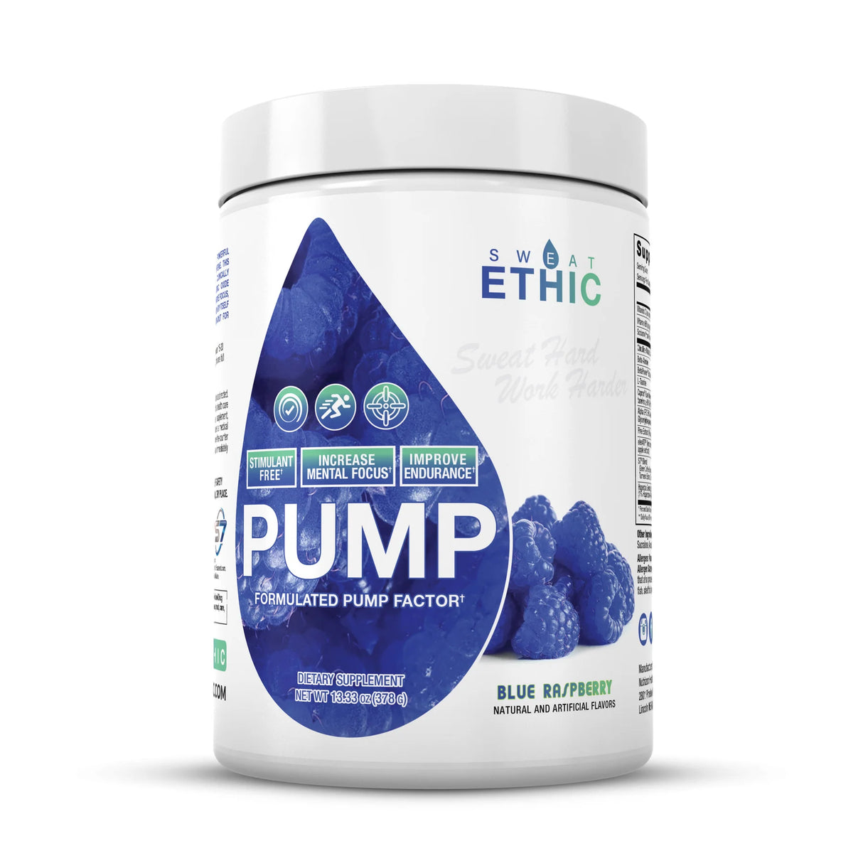 Sweat Ethic Pump Pre workout Powder
