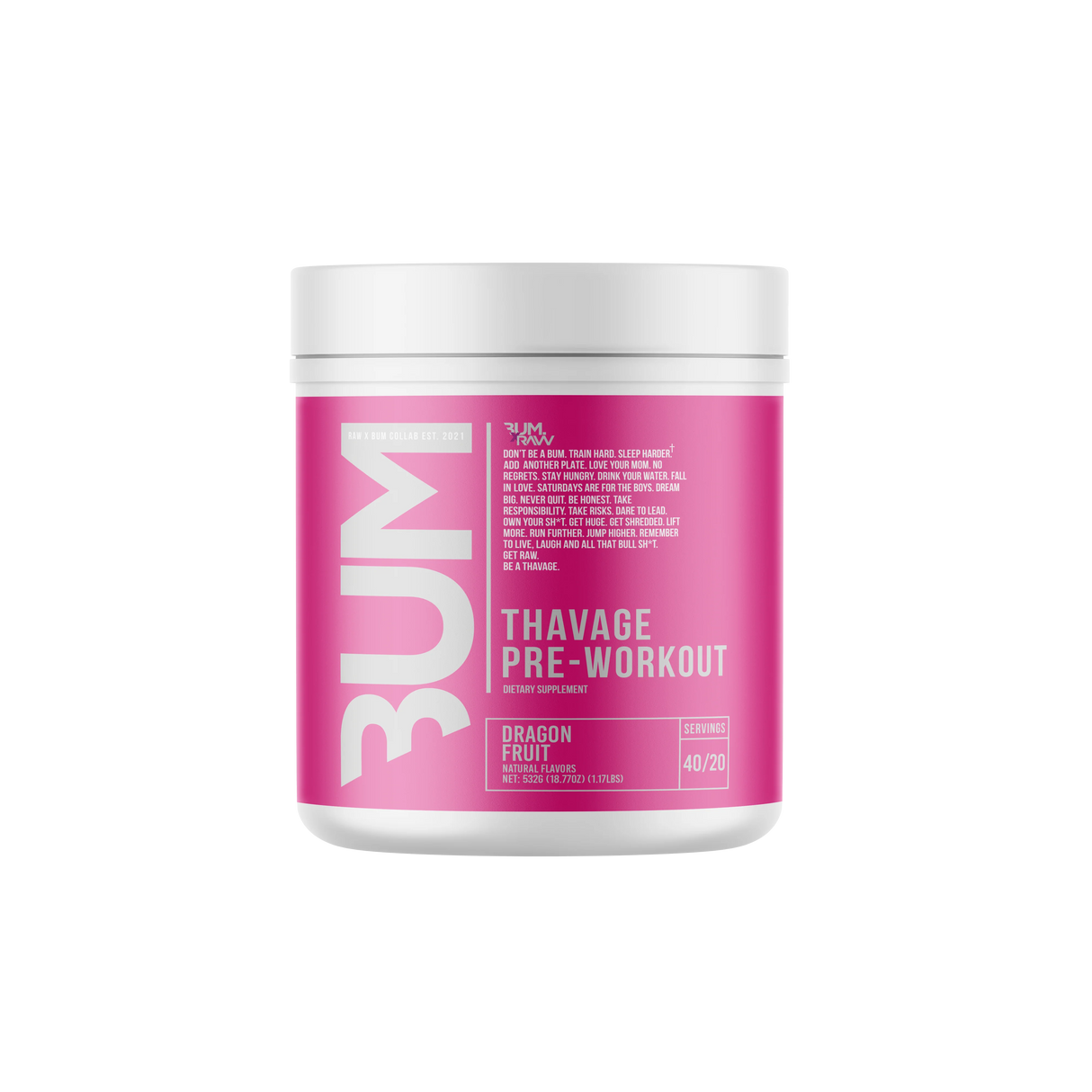 CBUM Thavage Preworkout