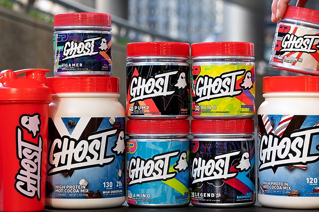 ghost supplements, energy drinks & protein powders from Complete Health — featuring GHOST Legend, GHOST Whey & GHOST Energy