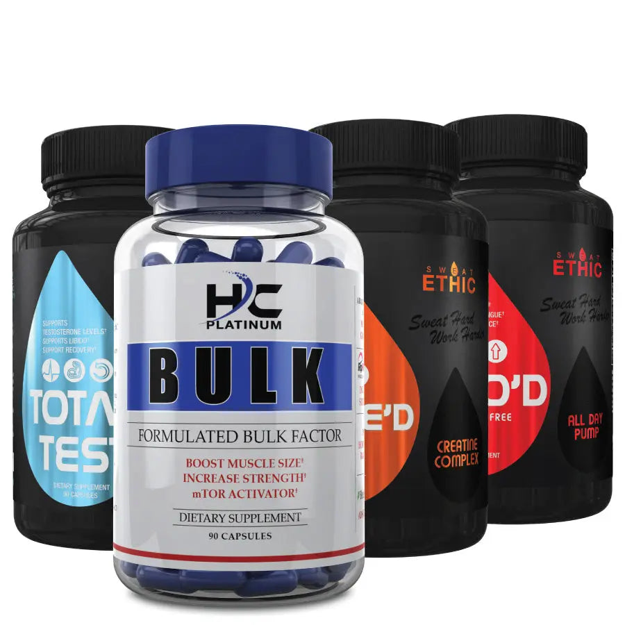 muscle performance supplement stacks creatine protein amino acid bundles for strength recovery and endurance