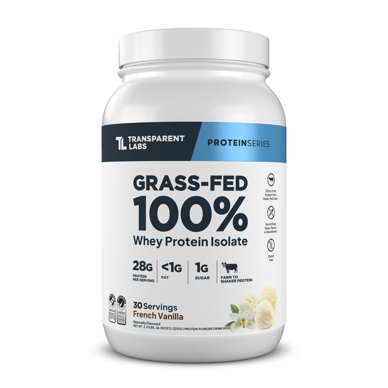 Transparent Labs Grass-Fed Whey Isolate (25 Servings)