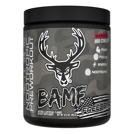 BAMF High Stimulant Nootropic Pre-Workout from Bucked Up