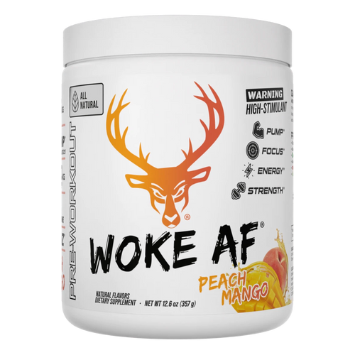 Bucked Up Woke AF All Natural Pre-Workout by Bucked Up Supplements | High-Stimulant Energy, Intense Pump & Laser Focus |...