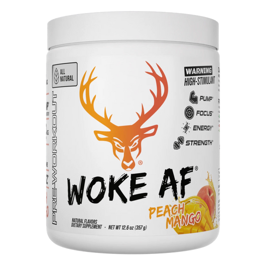 Woke AF All Natural Pre-Workout by Bucked Up Supplements | High-Stimulant Energy, Intense Pump & Laser Focus | Sugar-Free, Keto-Friendly – CompleteHealthShop.com