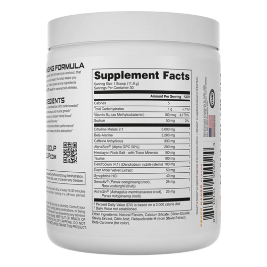 Woke AF All Natural Pre-Workout by Bucked Up Supplements | High-Stimulant Energy, Intense Pump & Laser Focus | Sugar-Free, Keto-Friendly – CompleteHealthShop.com