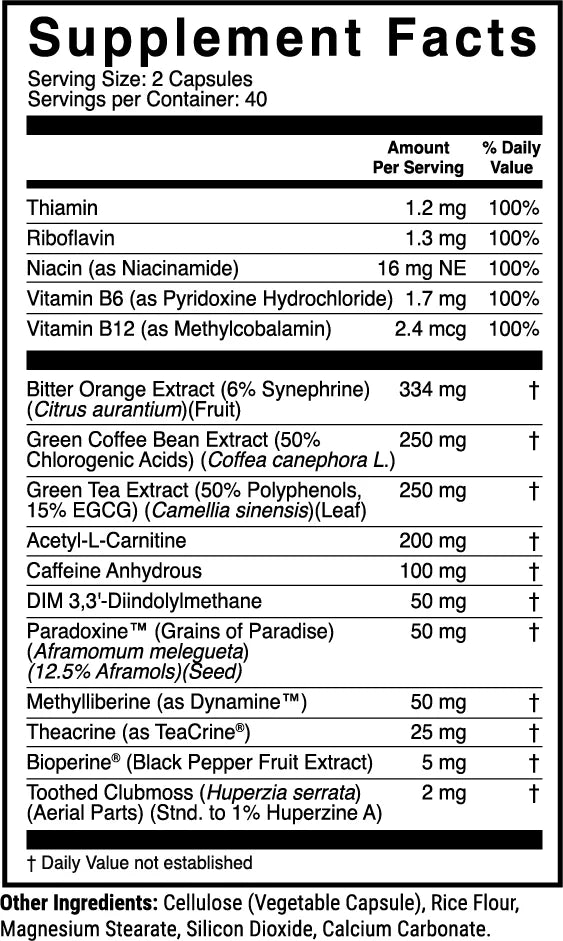 1 Db Goddess Nutrition Label
