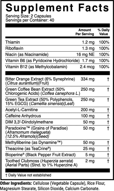 1 Db Goddess Nutrition Label
