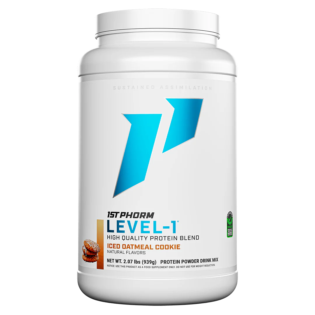 1st Phorm Level-1 Protein Powder Iced Oatmeal Cookie