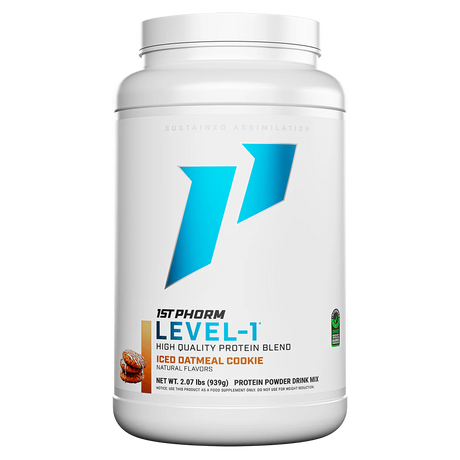 1st Phorm Level-1 Protein Powder Iced Oatmeal Cookie