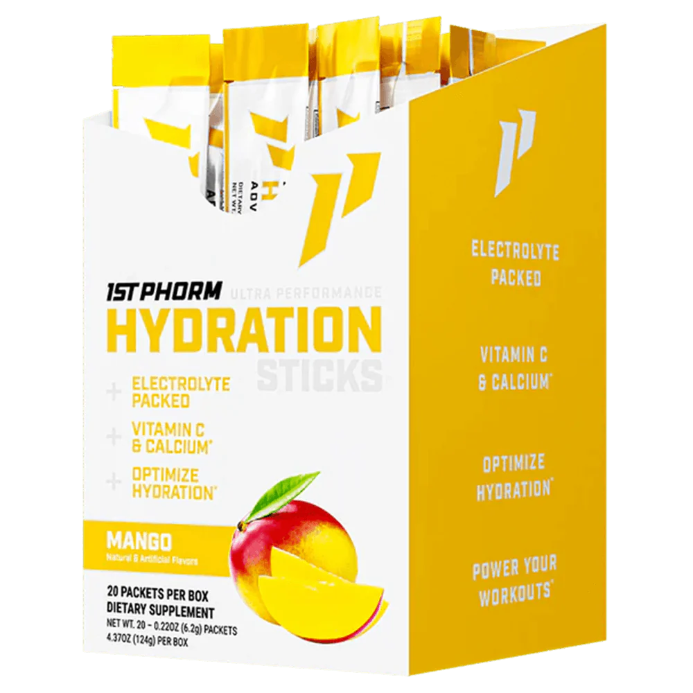 Hydration Sticks - Advanced Electrolyte Hydration Packet by 1stPhorm ...