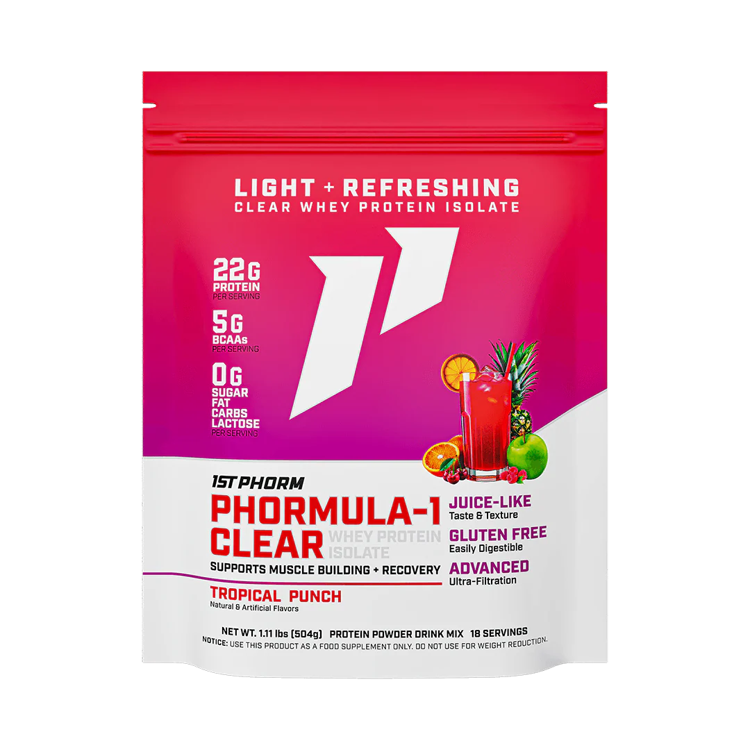 Phormula-1 Clear Protein Powder Shakes by 1StPhorm