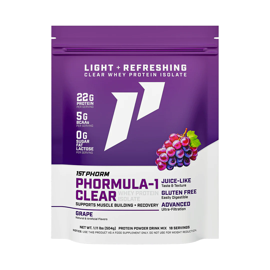 Phormula-1 Clear Protein Powder Shakes by 1StPhorm