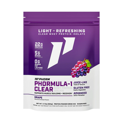 Phormula-1 Clear Protein Powder Shakes by 1StPhorm