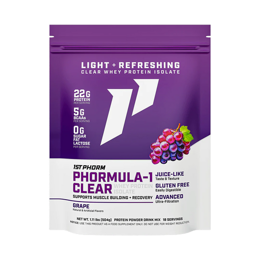 Phormula-1 Clear Protein Powder Shakes by 1StPhorm
