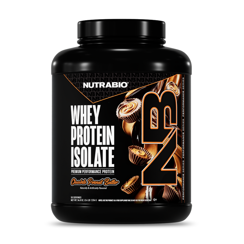 NutraBio Whey Protein Isolate (5LB / 50 Servings)