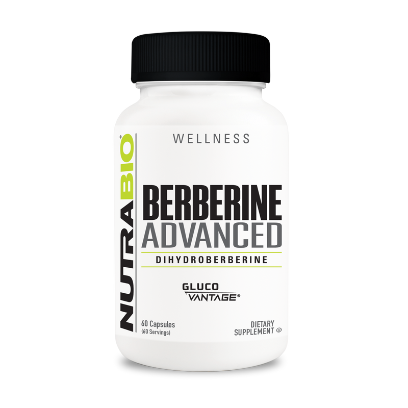 NutraBio Berberine Advanced 200mg (60 Vegetable Capsules)