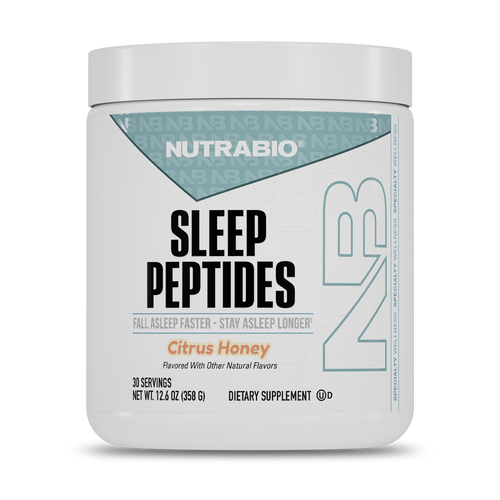 NutraBio Sleep Peptides - Citrus Honey