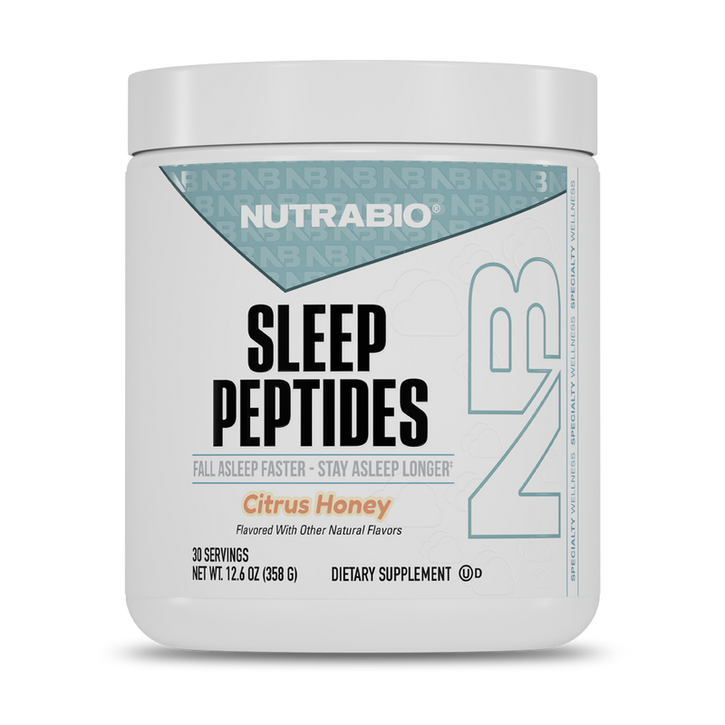 NutraBio Sleep Peptides - Citrus Honey