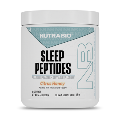 NutraBio Sleep Peptides - Citrus Honey