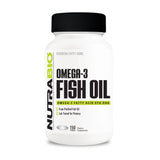 NutraBio Omega 3 Fish Oil Supplement for Cardiovascular Health - 150 Softgels