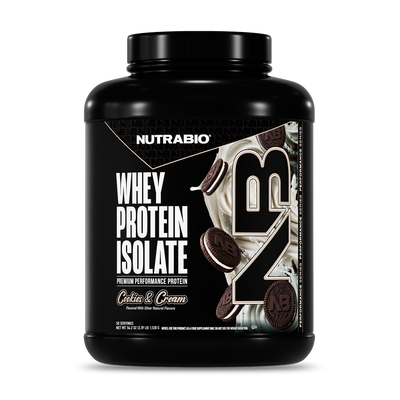 NutraBio Whey Protein Isolate (5LB / 50 Servings)