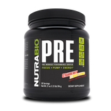 NutraBio PRE Workout Powder - Sustained Energy, Mental Focus, Endurance - Clinically Dosed Formula - Beta Alanine, Creatine, Caffeine, Electrolytes