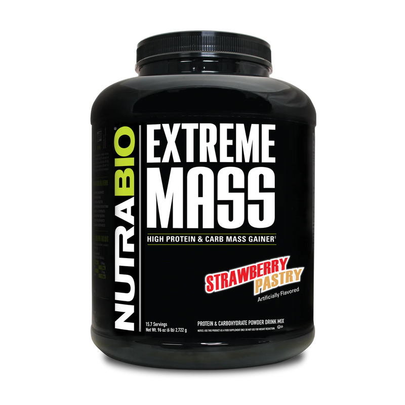 NutraBio Extreme Mass Gainer Protein Powder, 53G Protein, Clean Weight Gainer, Increase Muscle Mass