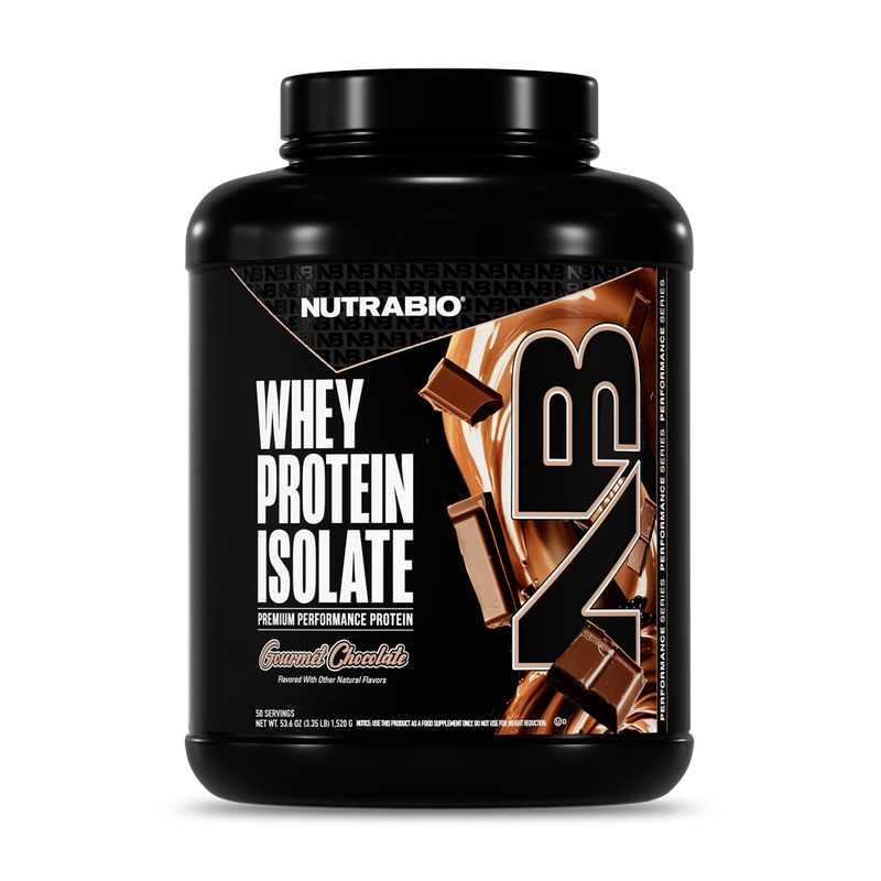 NutraBio Whey Protein Isolate (5LB / 50 Servings)