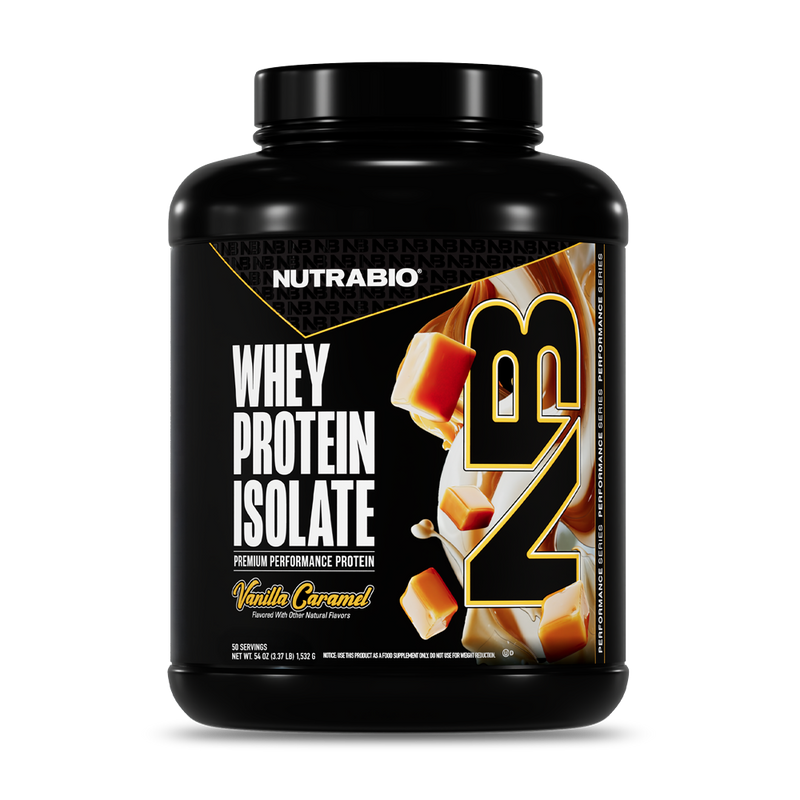NutraBio Whey Protein Isolate (5LB / 50 Servings)