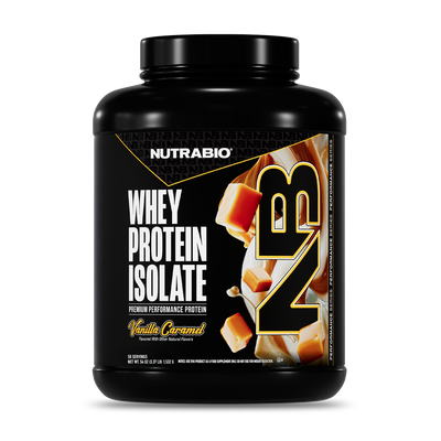 NutraBio Whey Protein Isolate (5LB / 50 Servings)