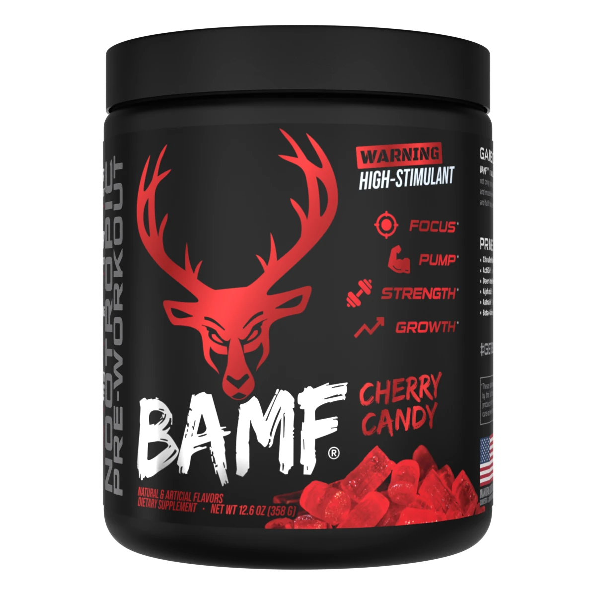 BAMF High Stimulant Nootropic Pre-Workout from Bucked Up