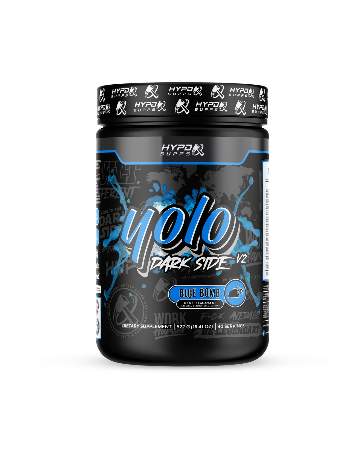 YOLO Darkside by HYPD Supps - Best Pump, Focus, and Energy