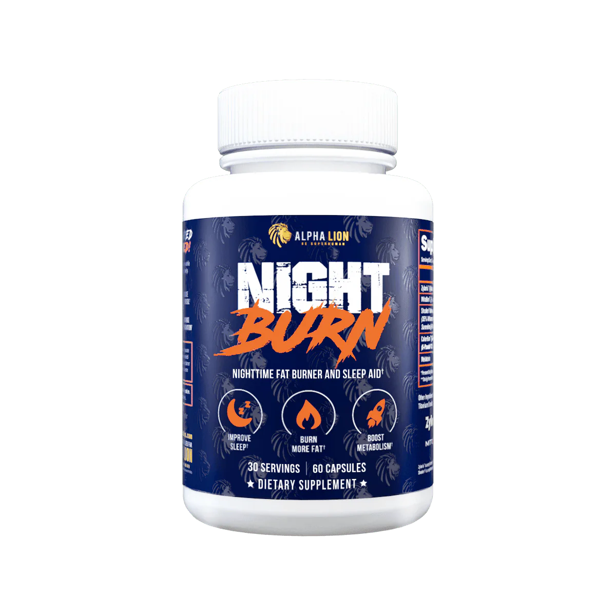 NIGHT BURN Night-time Sleep Aid & Burner by Alpha Lion