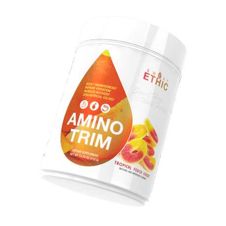 Amino Trim - BCAA + EAA Complex with Hydration by Sweat Ethic