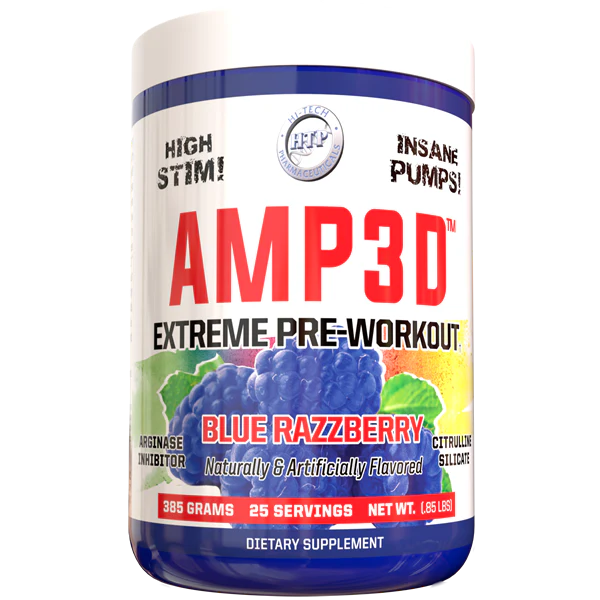 Amp3d Extreme Pre Workout - High Stimulant by Hi-Tech