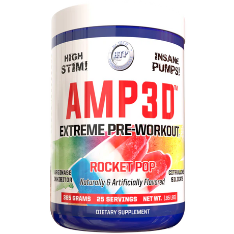 Amp3d Extreme Pre Workout - High Stimulant by Hi-Tech