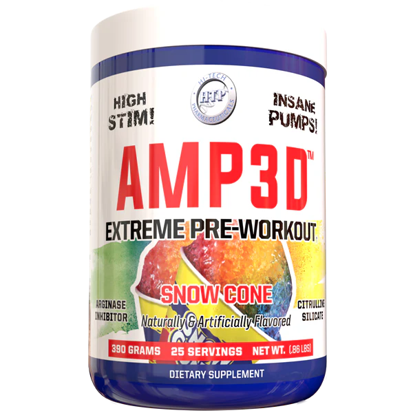 Amp3d Extreme Pre Workout - High Stimulant by Hi-Tech