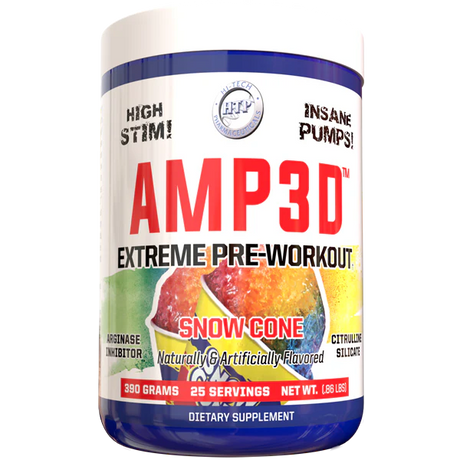 Amp3d Extreme Pre Workout - High Stimulant by Hi-Tech