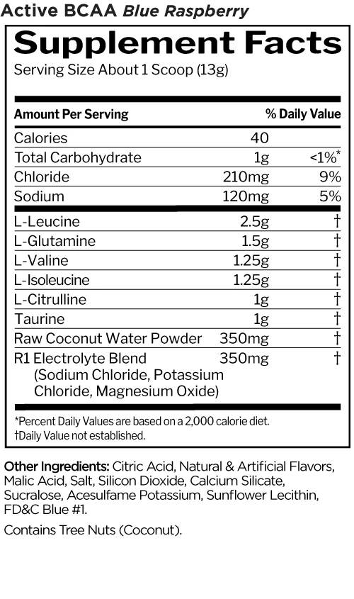 ACTIVE BCAA BCAAs + Hydration by Rule1