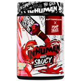 Afterdark x Pump Sauce Pre Workout Inhuman Extra Saucy Birthday Punch flavor 