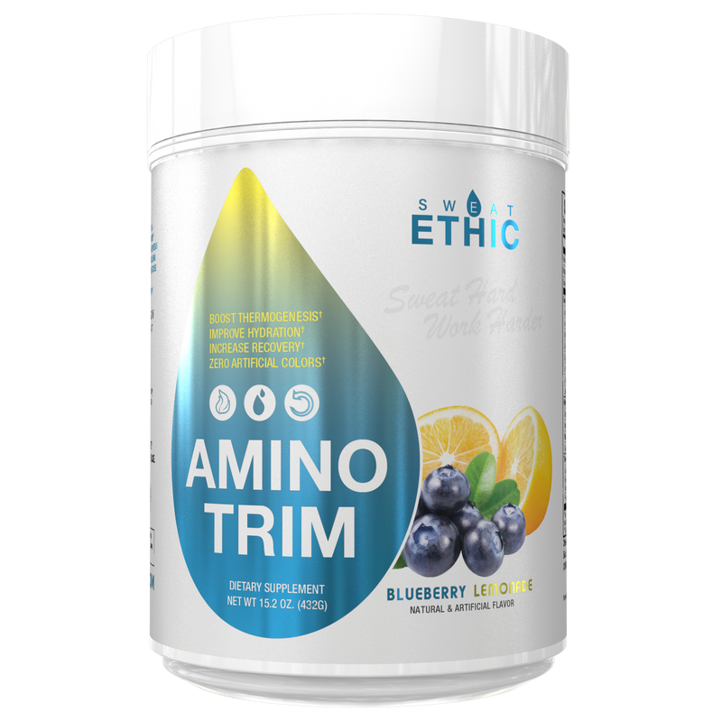 Amino Trim - BCAA + EAA Complex with Hydration by Sweat Ethic