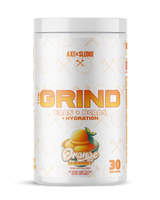 Axe & Sledge The Grind BCAAs and EAAs plus hydration intra workout supplement powder in Orange Sherbet Flavor