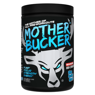 Bucked Up Mother Bucker Pre-workout Blue Cotton Candy