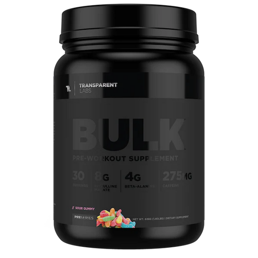 Bulk Black Pre-Workout by Transparent Labs