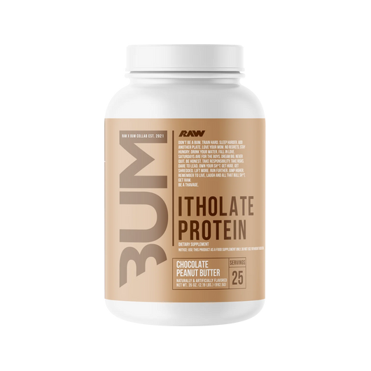 RAW CBUM Itholate — 100% Micro-Filtered Whey Isolate, ~25g Protein (Low Fat/Carb)