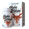 "Bucked Up Babe Bikini dietary supplement bottle – women’s wellness formula with L-Carnitine, InnoSlim, Paraxanthine, Berberine, L-Theanine, Grains of Paradise, Cayenne Pepper, and BioPerine for energy, focus, and metabolism support."