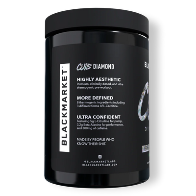 BlackMarket Labs Cuts Diamond Thermogenic Pre-workout benefits