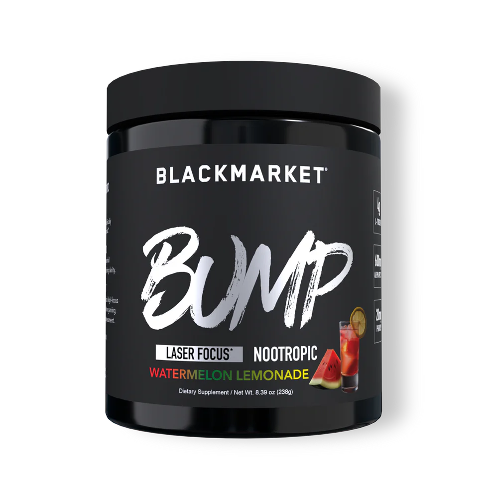 Blackmarket Labs Bump Laser Focus/Nootropic
Watermelon Lemonade Flavor