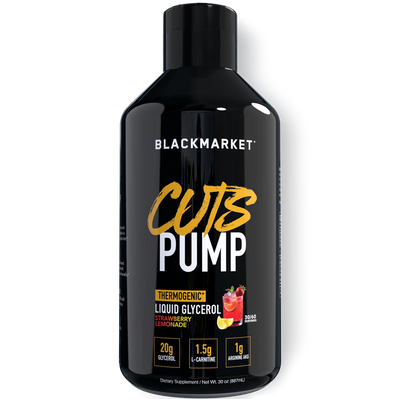Blackmarket CUTS Pump Thermogenic liquid L-Carnitine and Glycerol supplement 