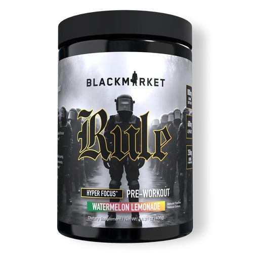 Blackmarket Rule Hyper Focus Pre Workout Watermelon Lemonade Flavor